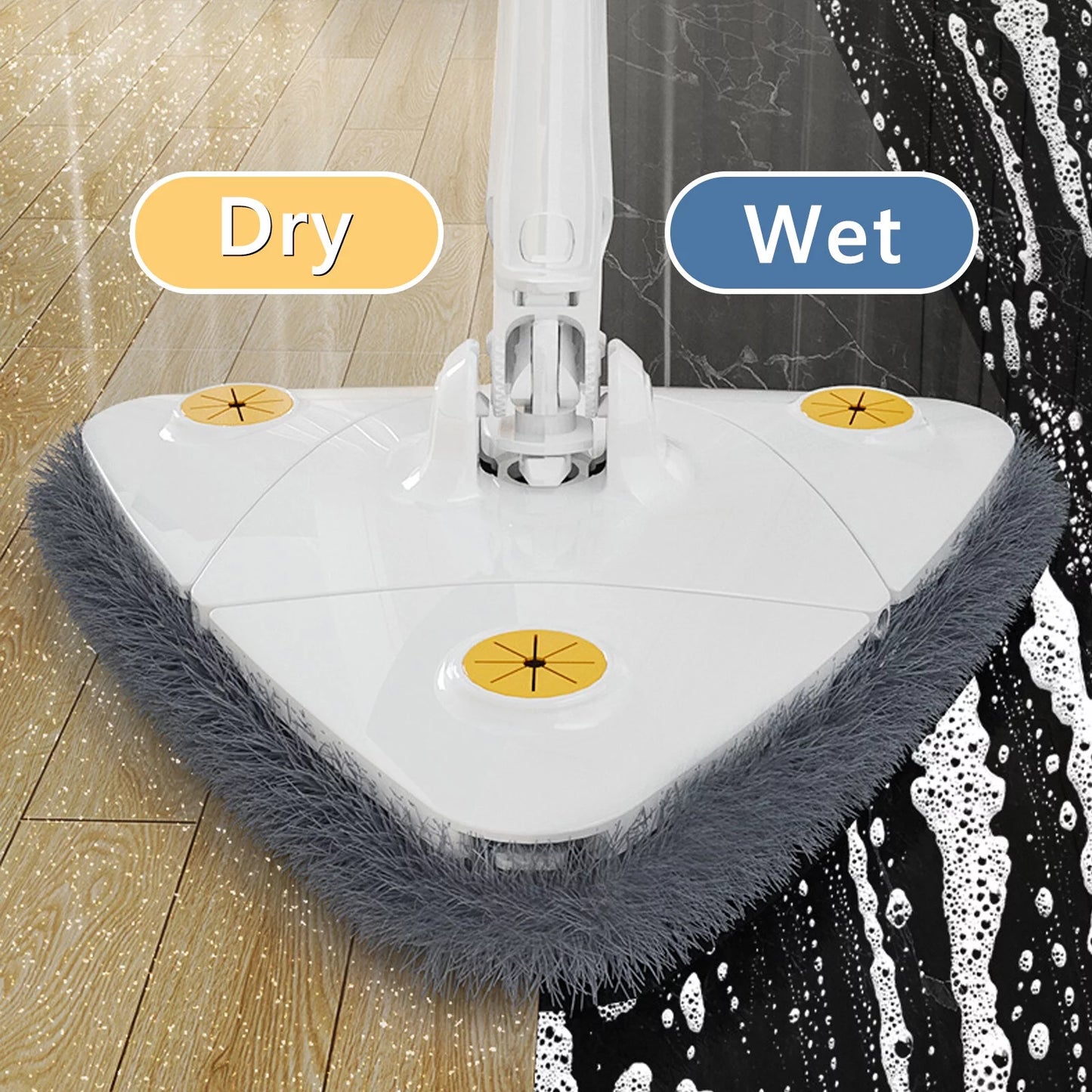 Twist & Clean Mop - 360 Rotatable Triangle Mop