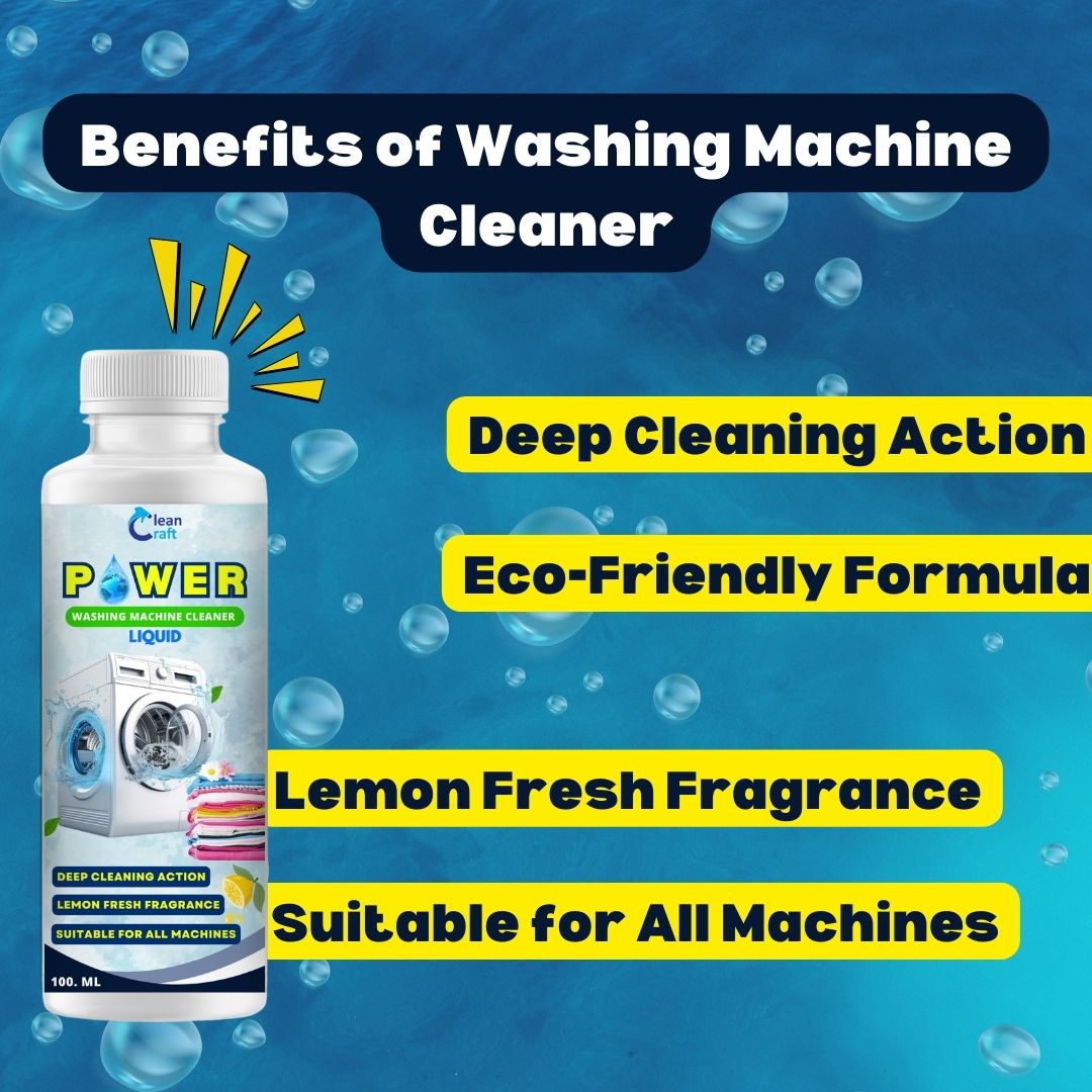 Washing Machine Cleaner Liquid - Deep clean, fresh clothes, happy machine