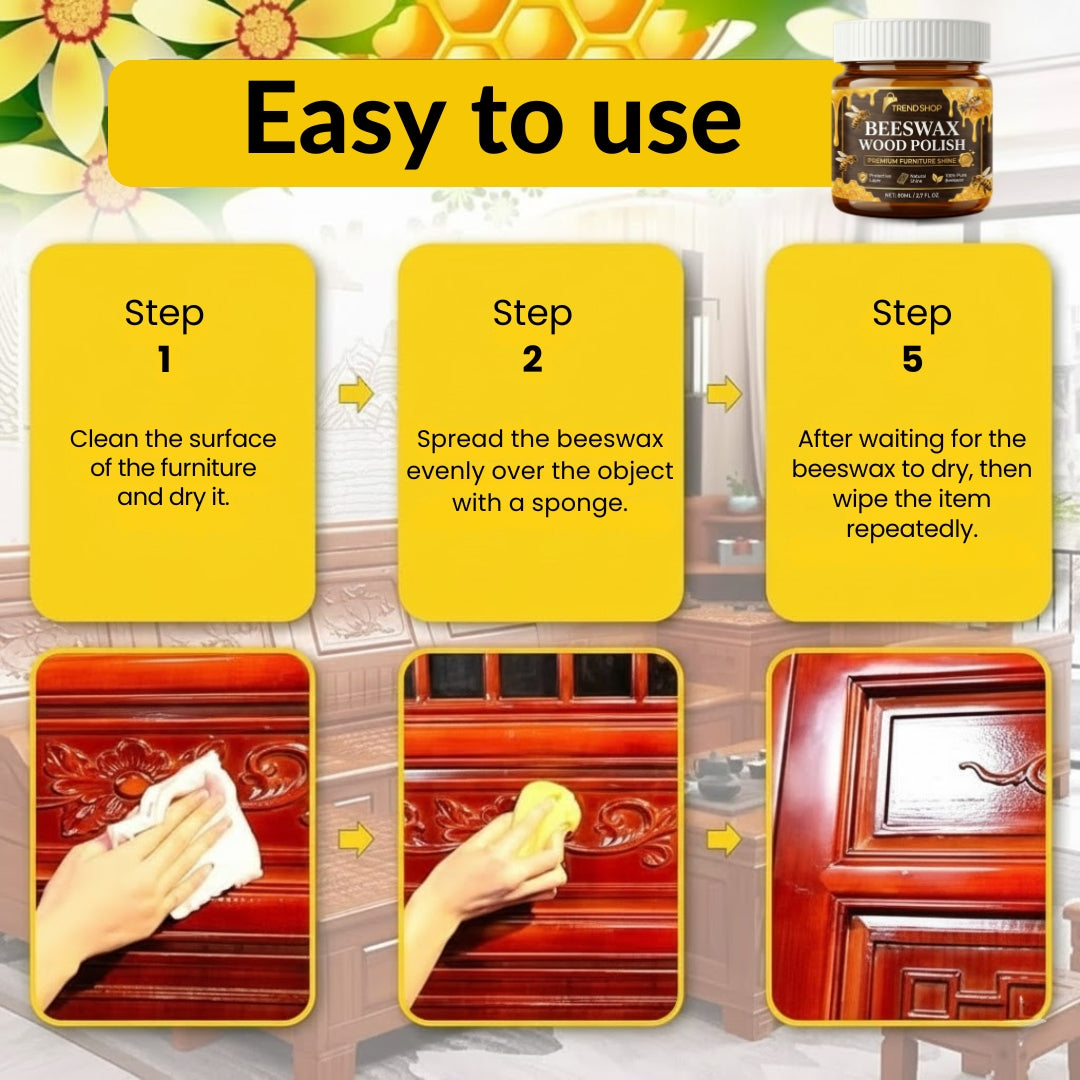 Beeswax Wood Polish - BUY 1 GET 1 FREE