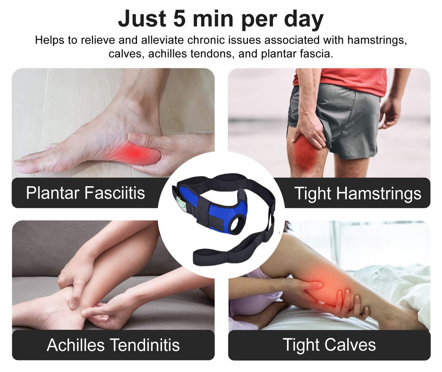 Foot and Calf Stretcher - For Better Posture and flexibility
