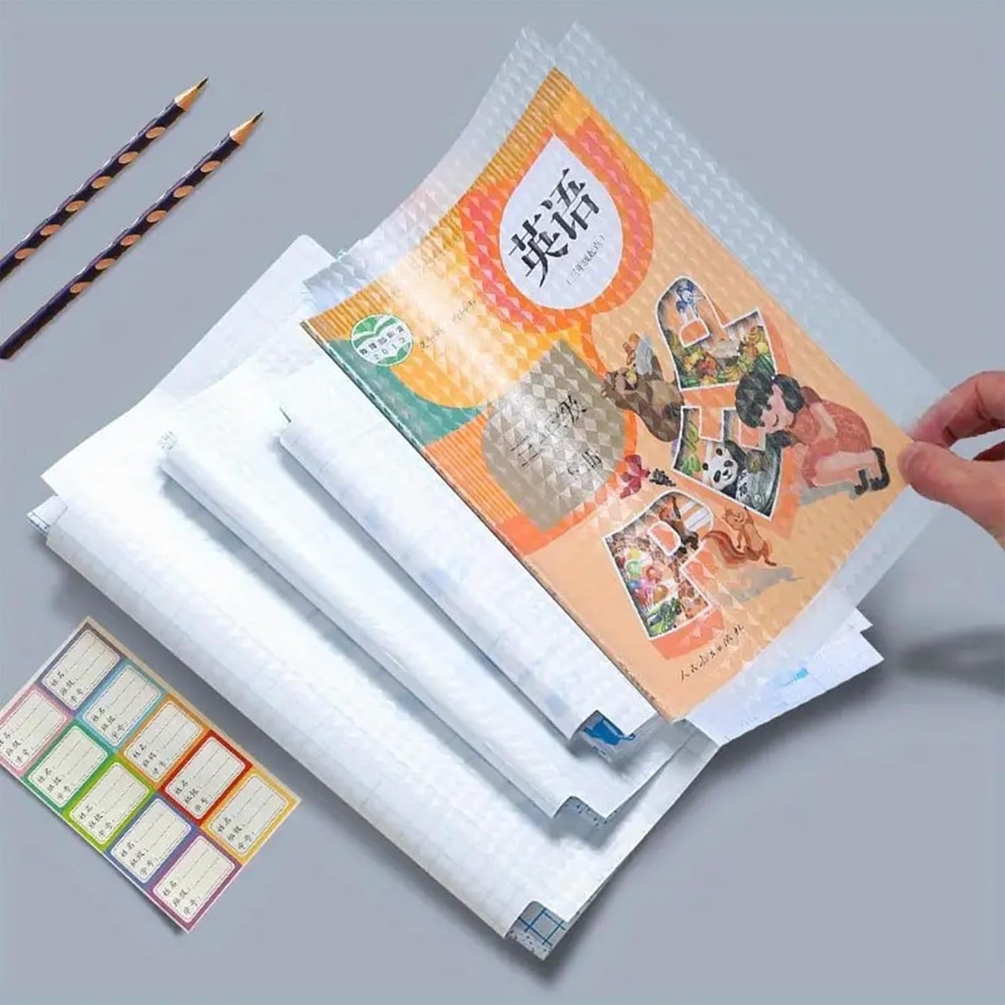 Transparent Waterproof Book Cover - PACK OF 50