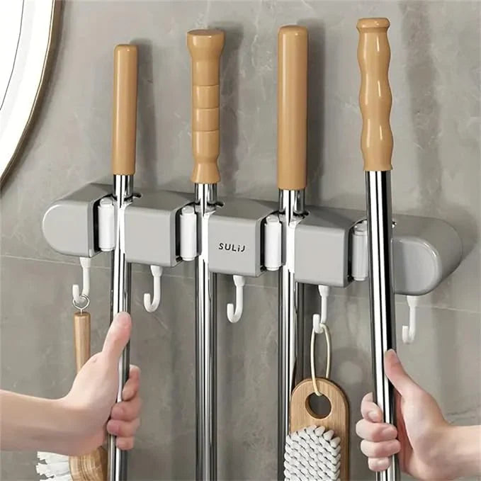 Multifunctional Mop holder with Hook