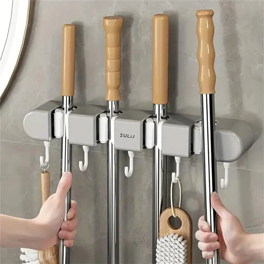 Multifunctional Mop holder with Hook