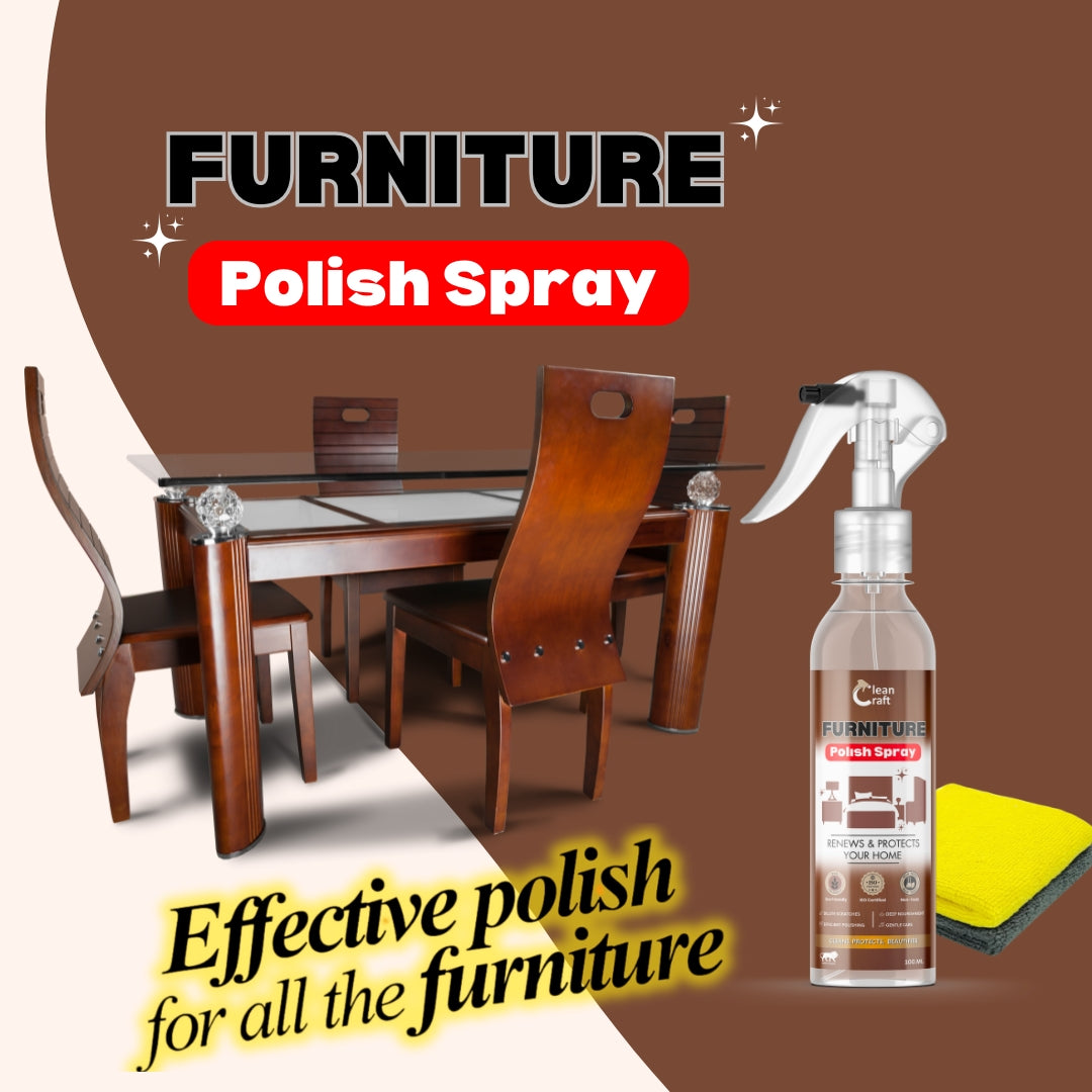 Furniture/Wood Polish Spray - Restore elegance & shine of your home