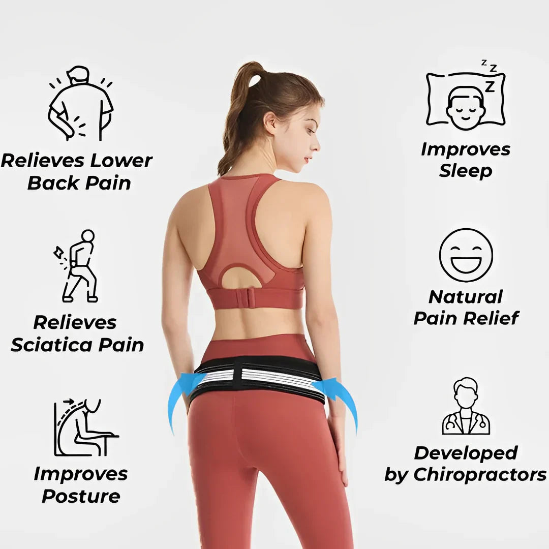 Sciatica Joint Relief Hip Belt (Free Shipping + COD Available)