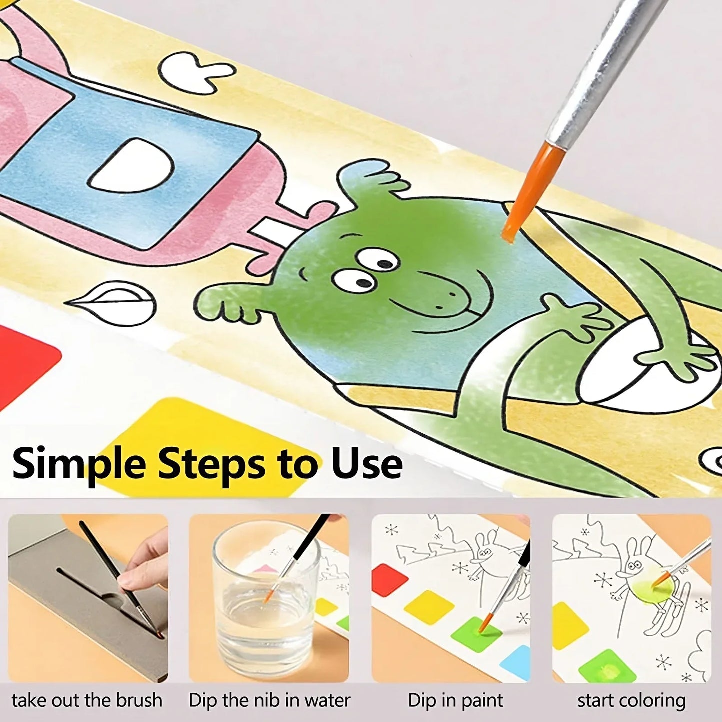 Magical Watercolour Adventures: Pocket Painting Book Set