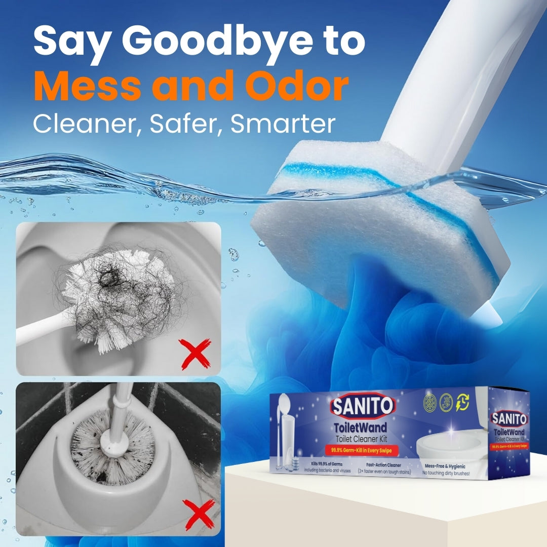ToiletWand Disinfecting Toilet Cleaner Kit