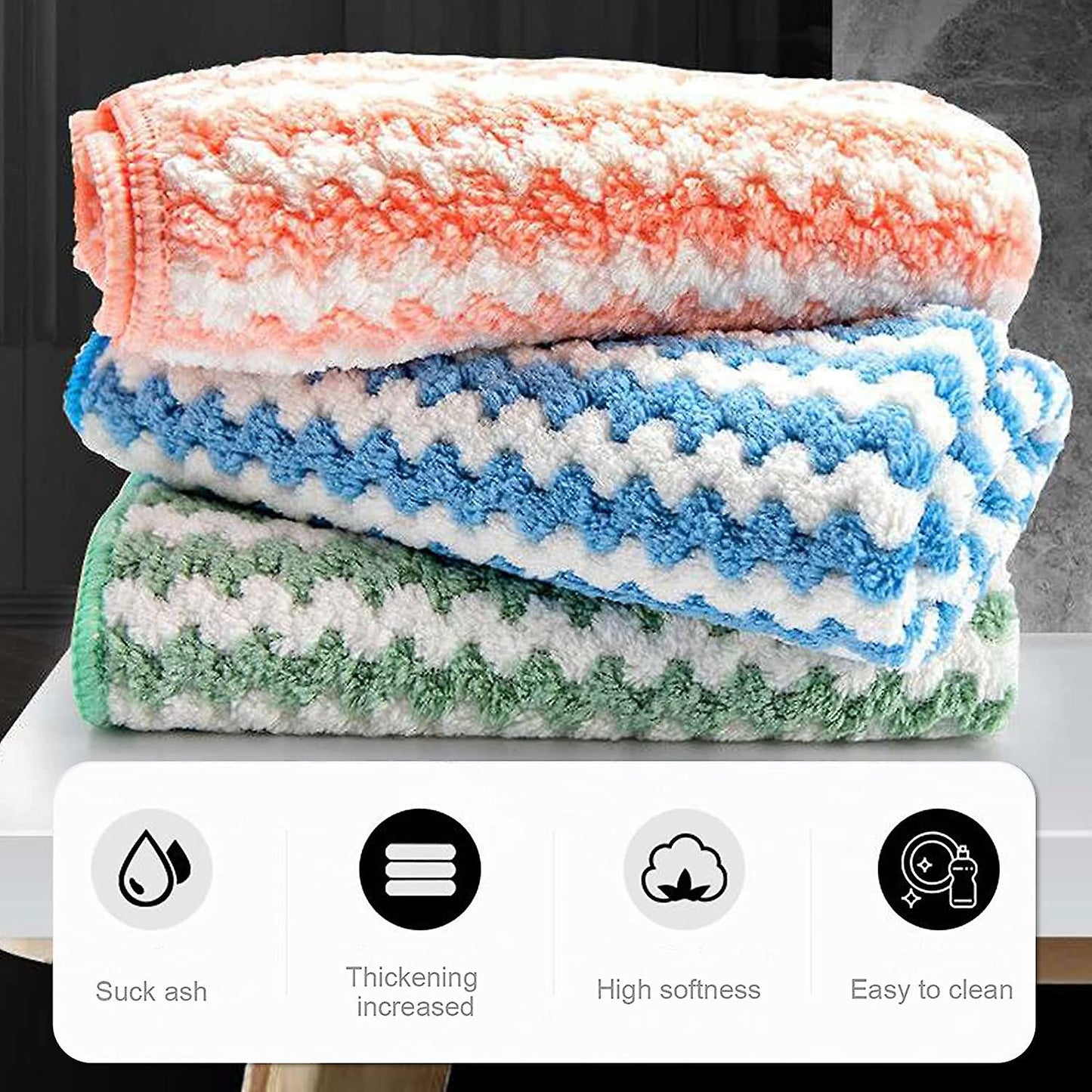 Microfiber Cleaning Rag Cloth (COD Offer + Free Shipping)