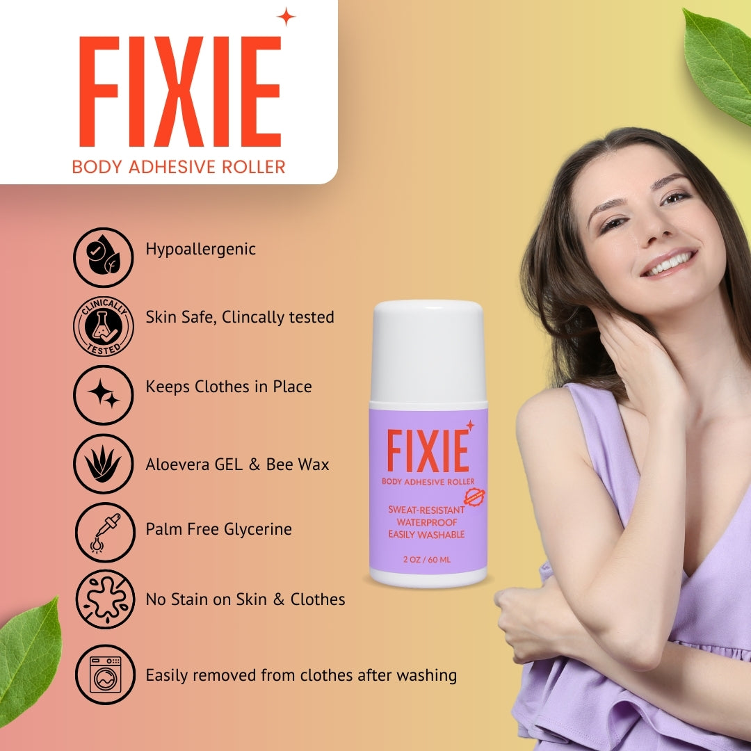 Fixie Body Adhesive Roller - Personal Body Care