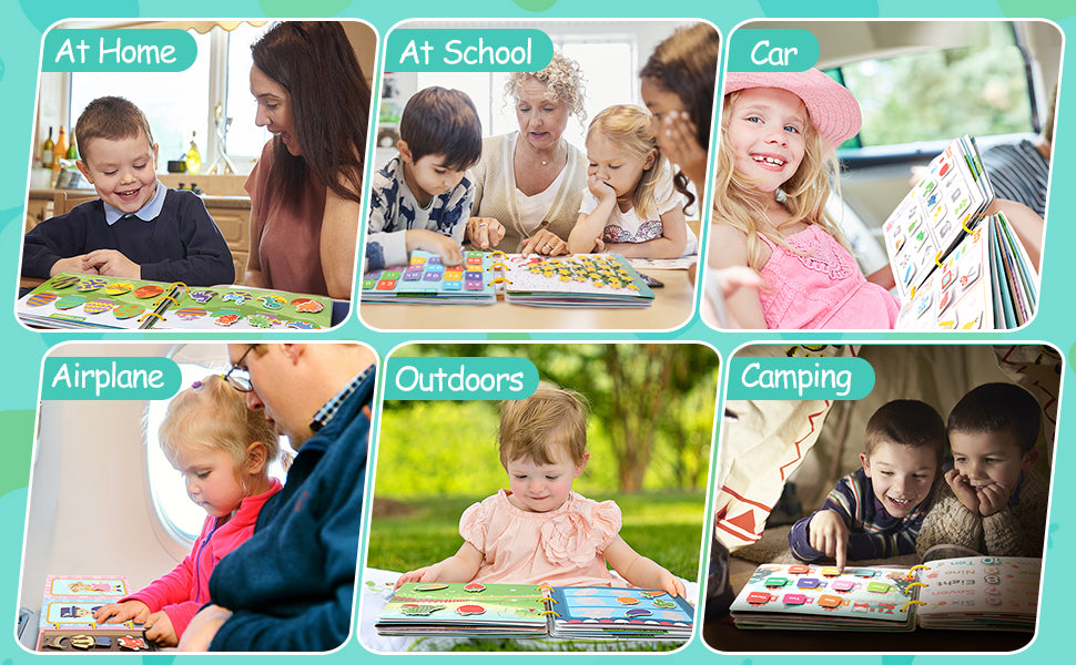 Kids Montessori Busy Learning Book (Free Delivery + COD Available)