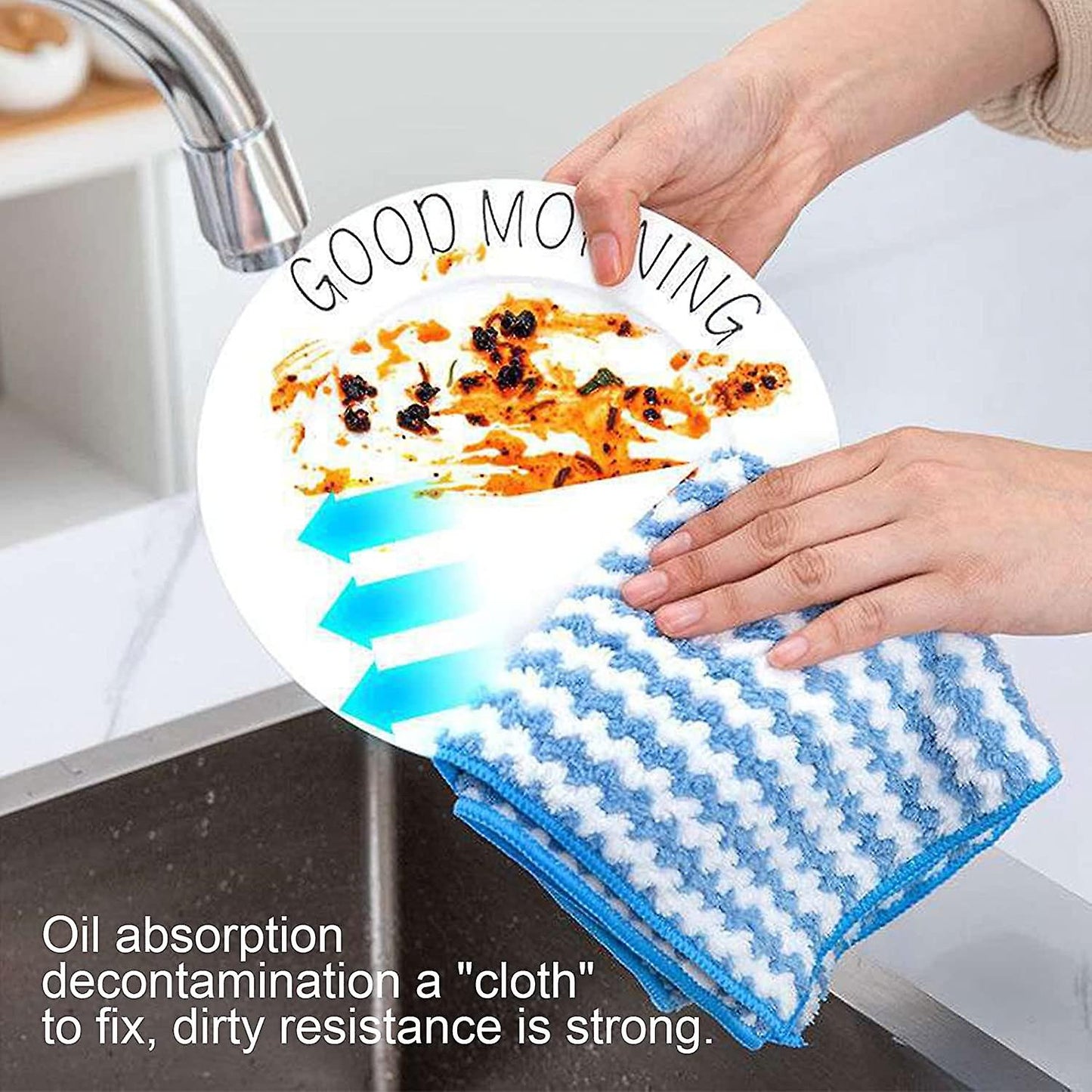 Microfiber Cleaning Rag Cloth (COD Offer + Free Shipping)