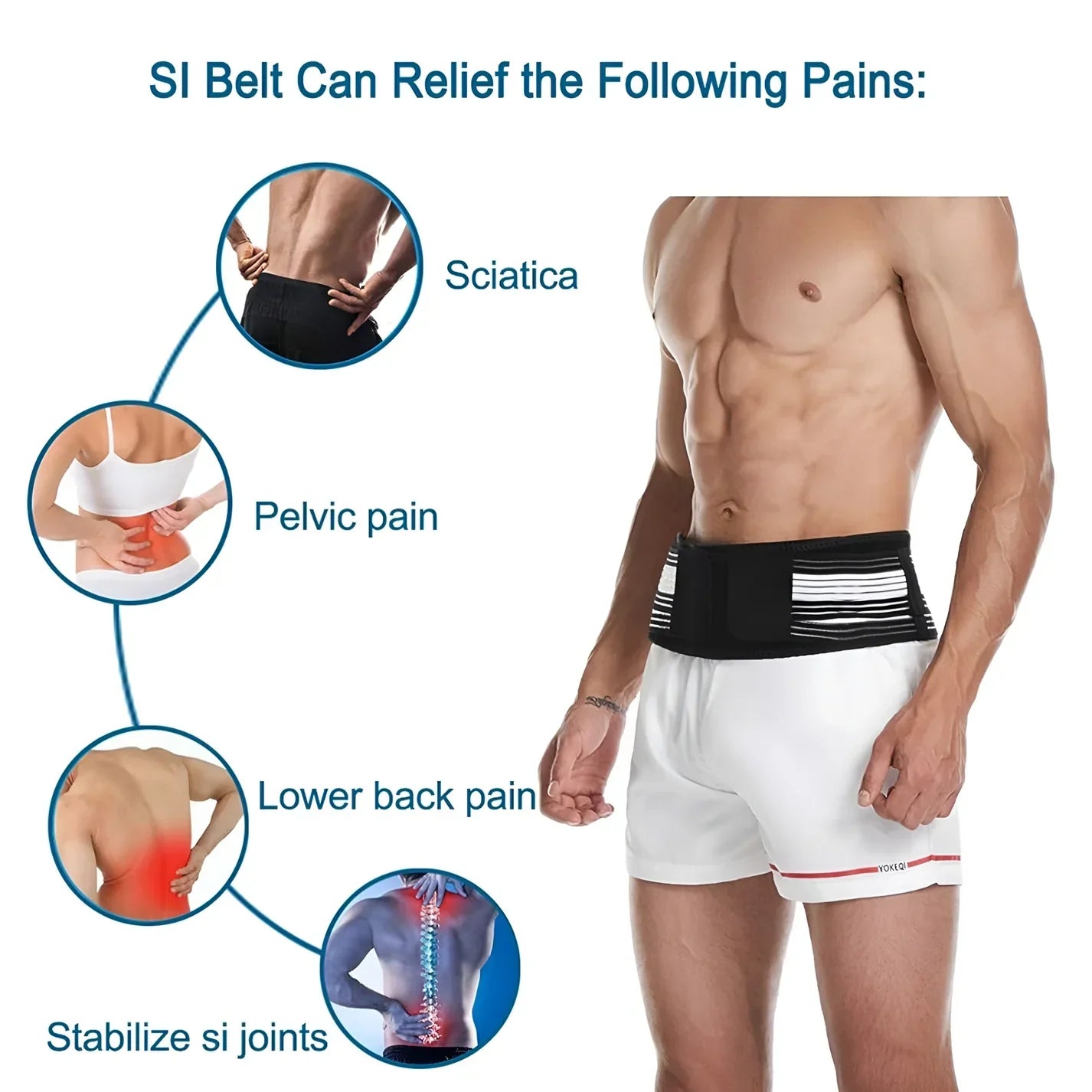 Sciatica Joint Relief Hip Belt (Free Shipping + COD Available)