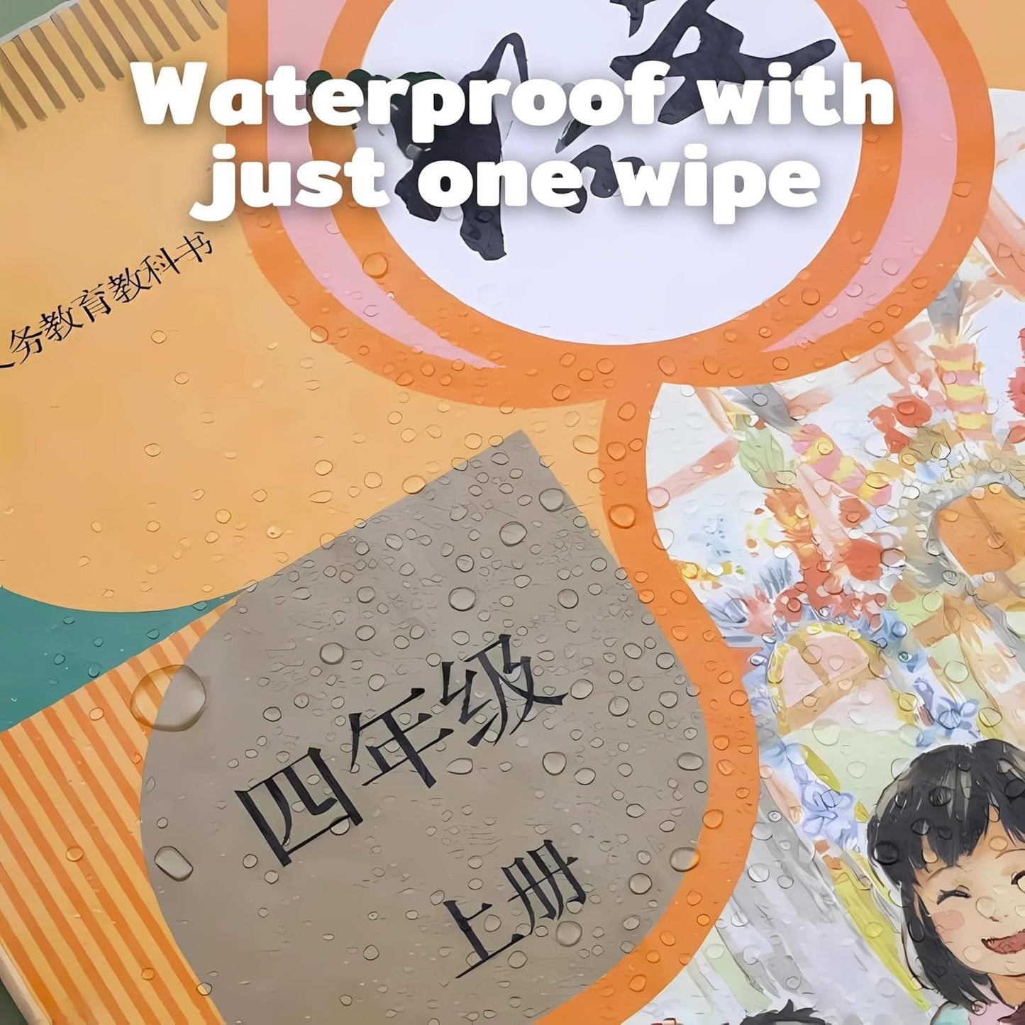 Transparent Waterproof Book Cover - PACK OF 50