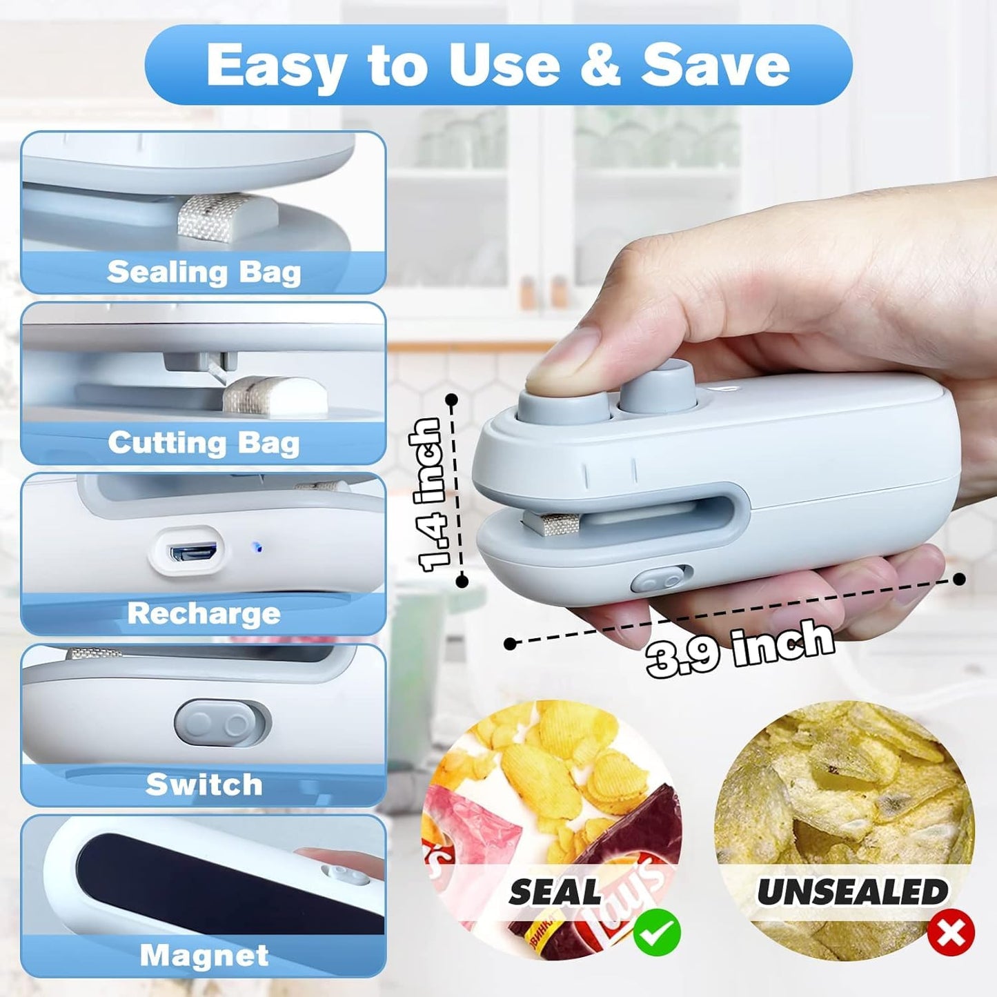 Portable Mini Sealing Machine - 50% OFF