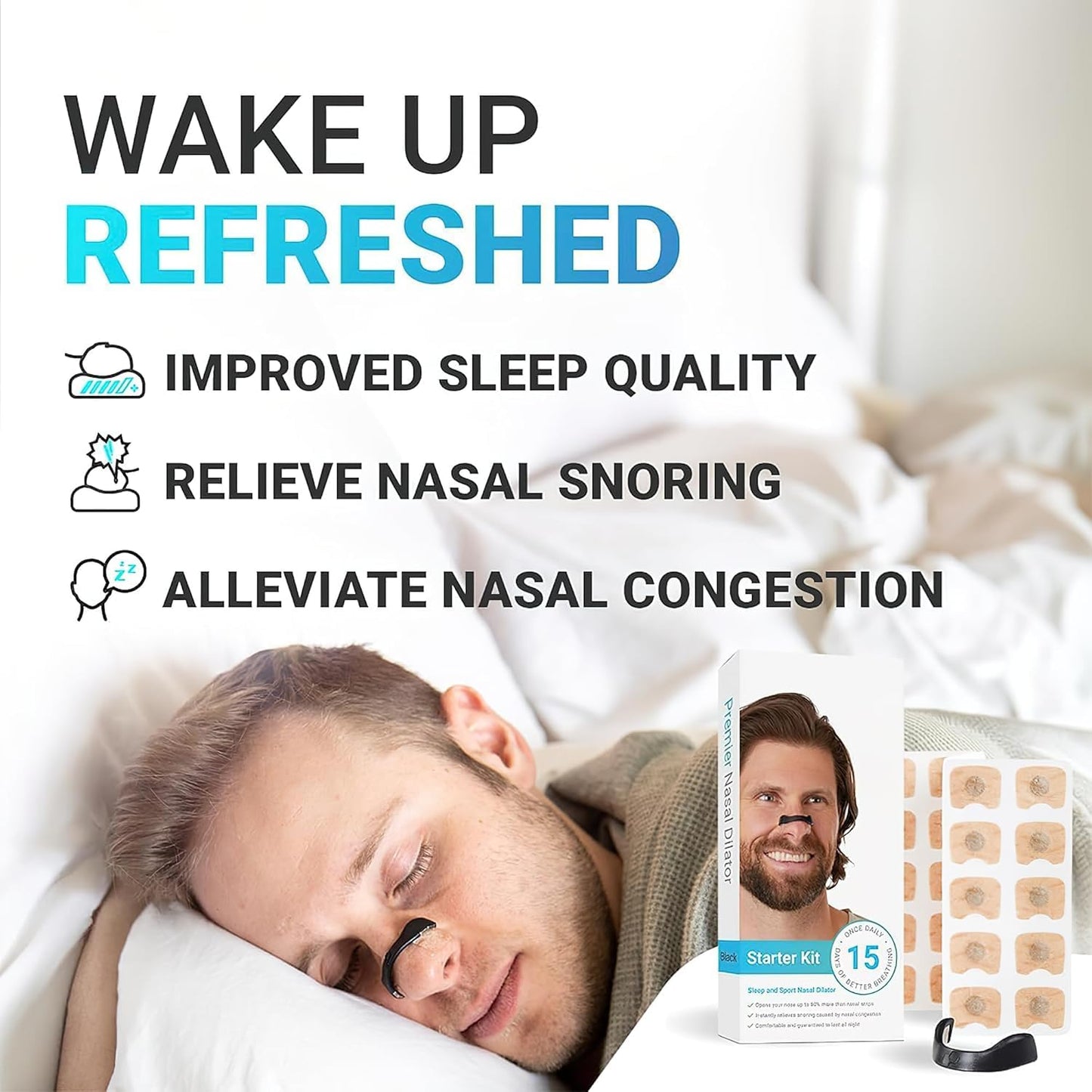 Magnetic Nose Clip - Anti snore kit for Better and Sound Sleep