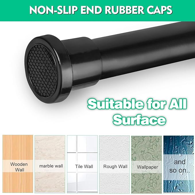 Multifunctional Drill- free Adjustable Rod | Stainless steel | Perfect home essential