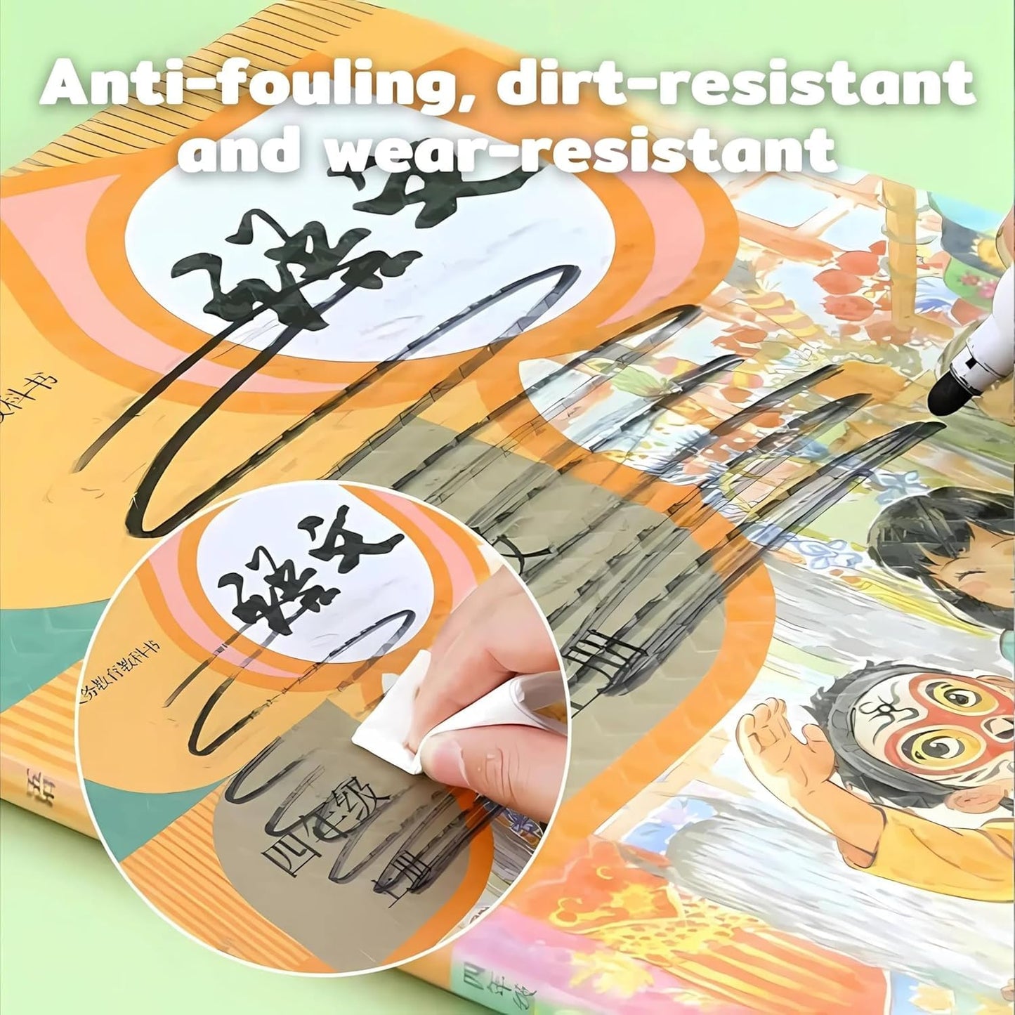 Transparent Waterproof Book Cover - PACK OF 50