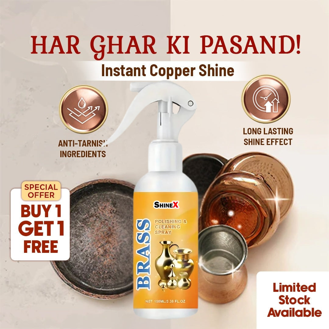 Copper/Silver Cleaning Spray - For all Metal cleaning needs (Buy 1 Get 1 Free)