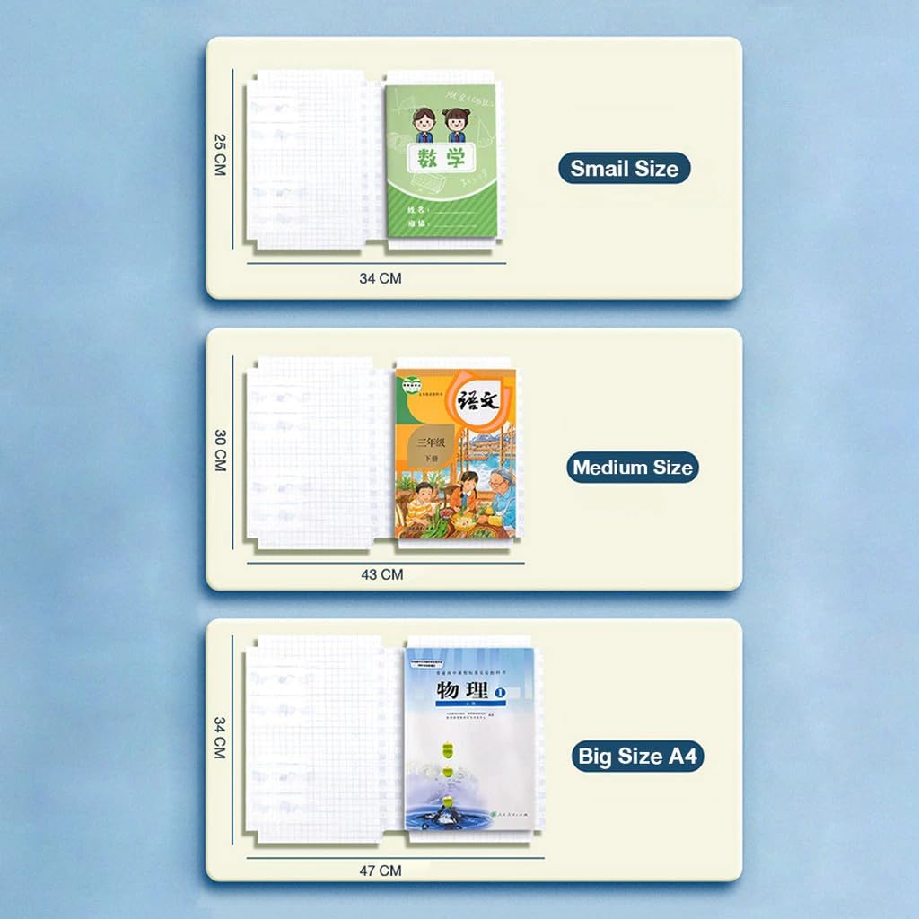 Transparent Waterproof Book Cover - PACK OF 50