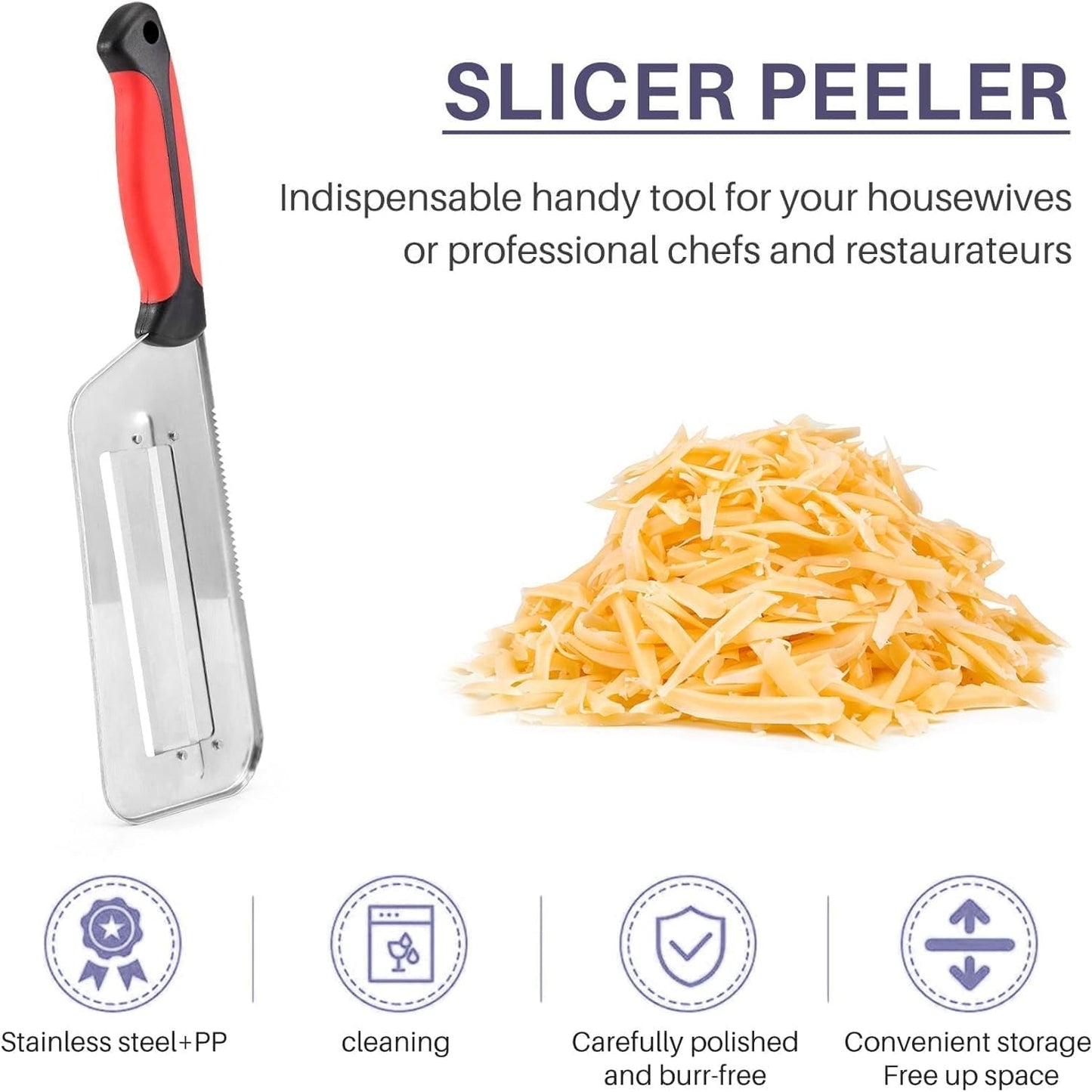 Stainless Steel 2-In-1 Blade Vegetable Slicer - Best Kitchen Tool
