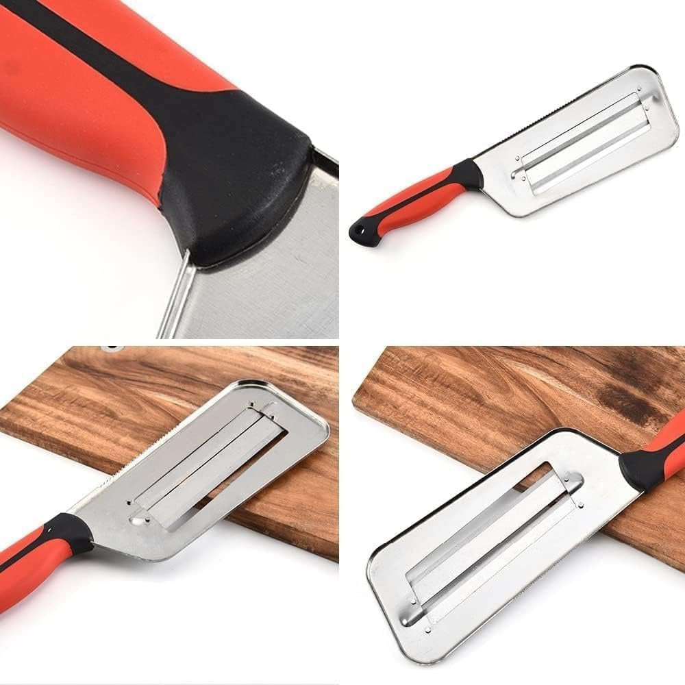 Stainless Steel 2-In-1 Blade Vegetable Slicer - Best Kitchen Tool