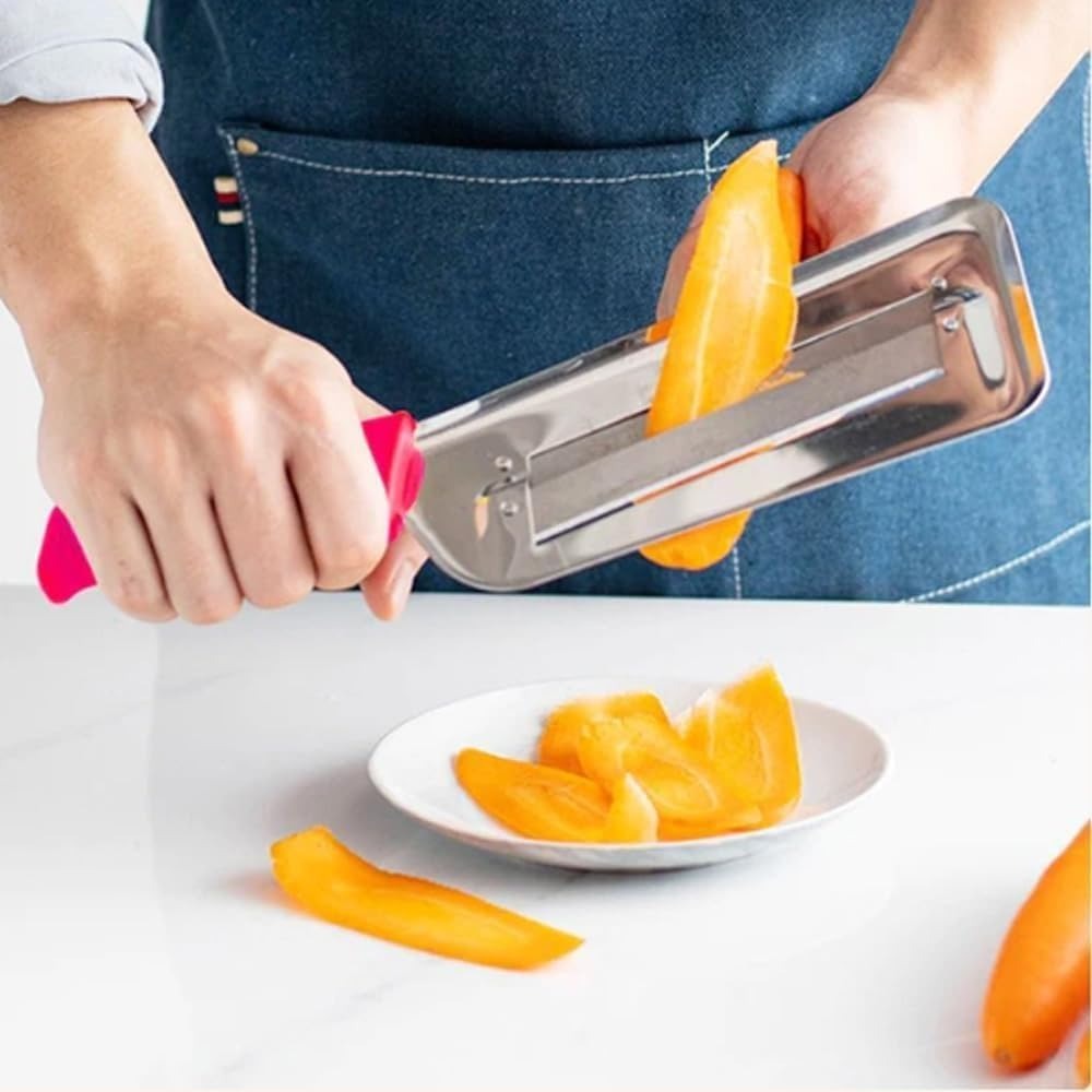 Stainless Steel 2-In-1 Blade Vegetable Slicer - Best Kitchen Tool