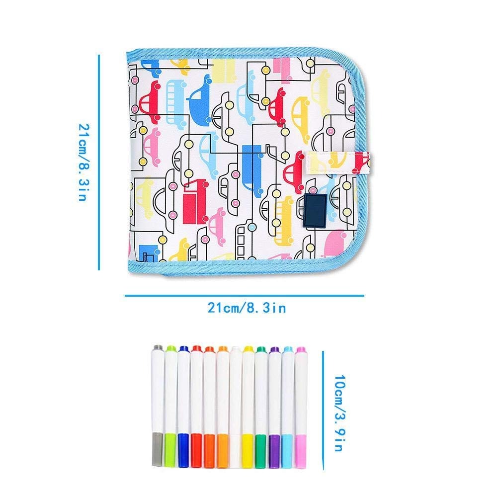Magic Doodle Waterproof Book - Reusable Learning Book For Kids