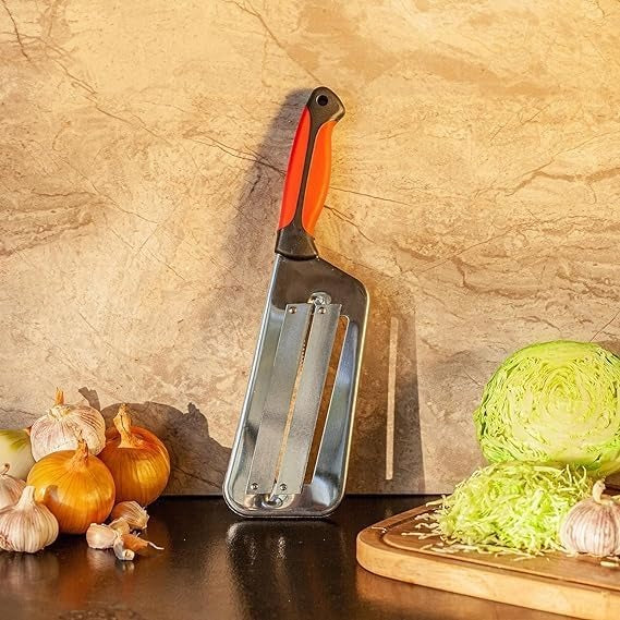 Stainless Steel 2-In-1 Blade Vegetable Slicer - Best Kitchen Tool