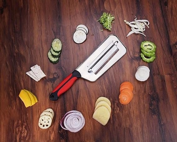 Stainless Steel 2-In-1 Blade Vegetable Slicer - Best Kitchen Tool