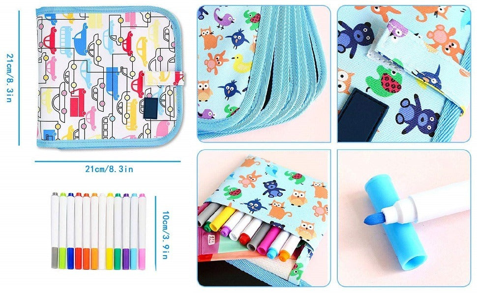Magic Doodle Waterproof Book - Reusable Learning Book For Kids
