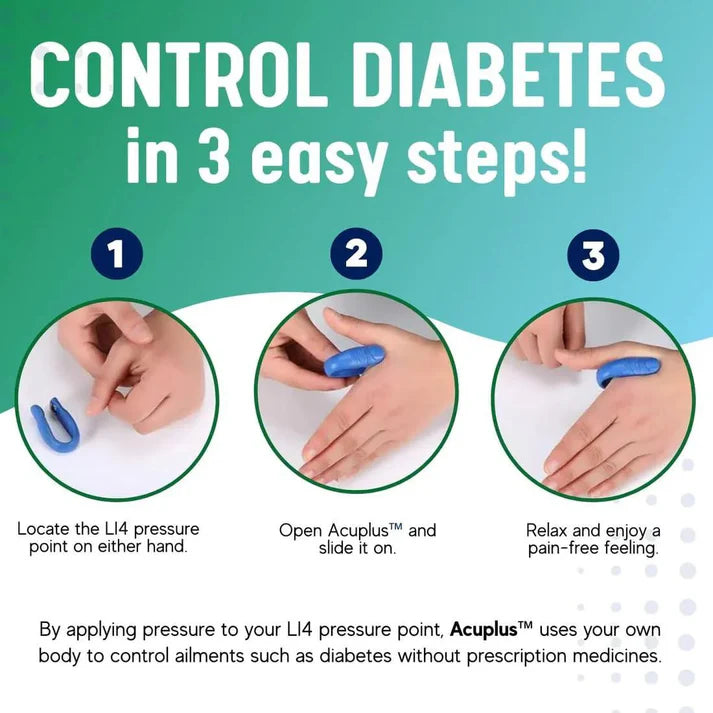 Anti Sugar LI4 Acupressure Point Relief Clip | Diabetes Relief Clip (Buy 1 Get 1 Offer)