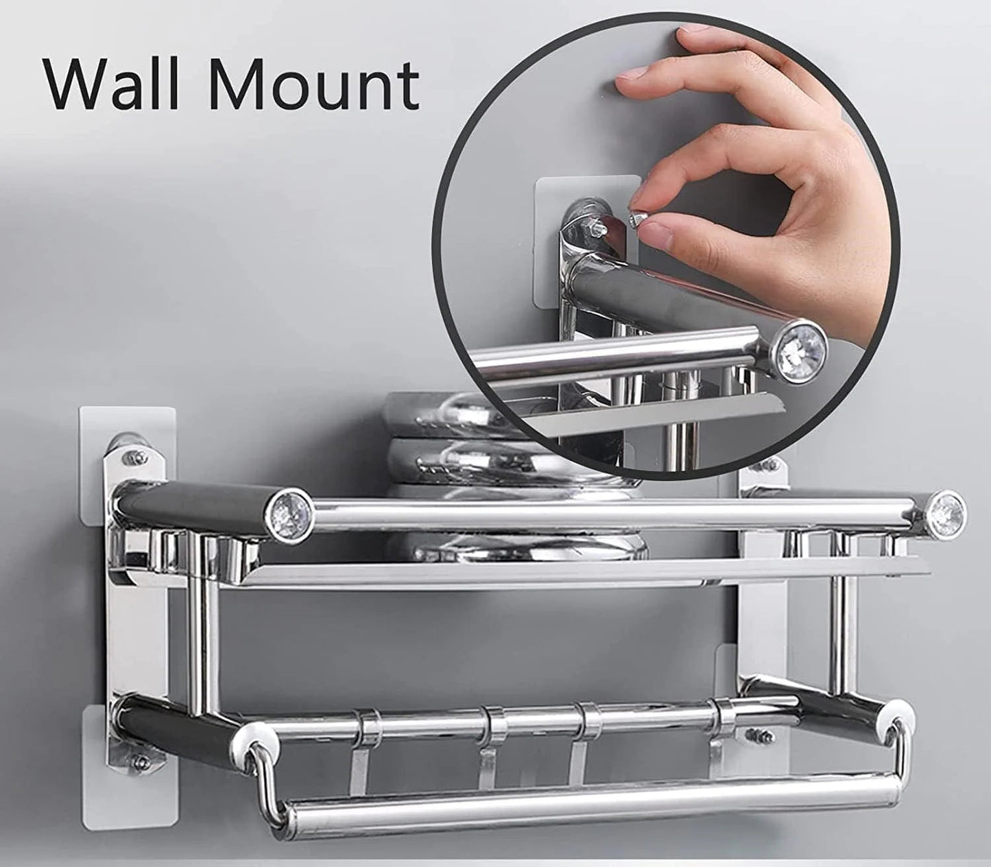 Multifunctional Drill- free Adjustable Adhesive Wall Nail Hook | Transparent Nail Hook | Perfect home Essential