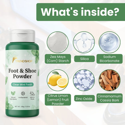 Foot & Shoe Deodorizing Powder