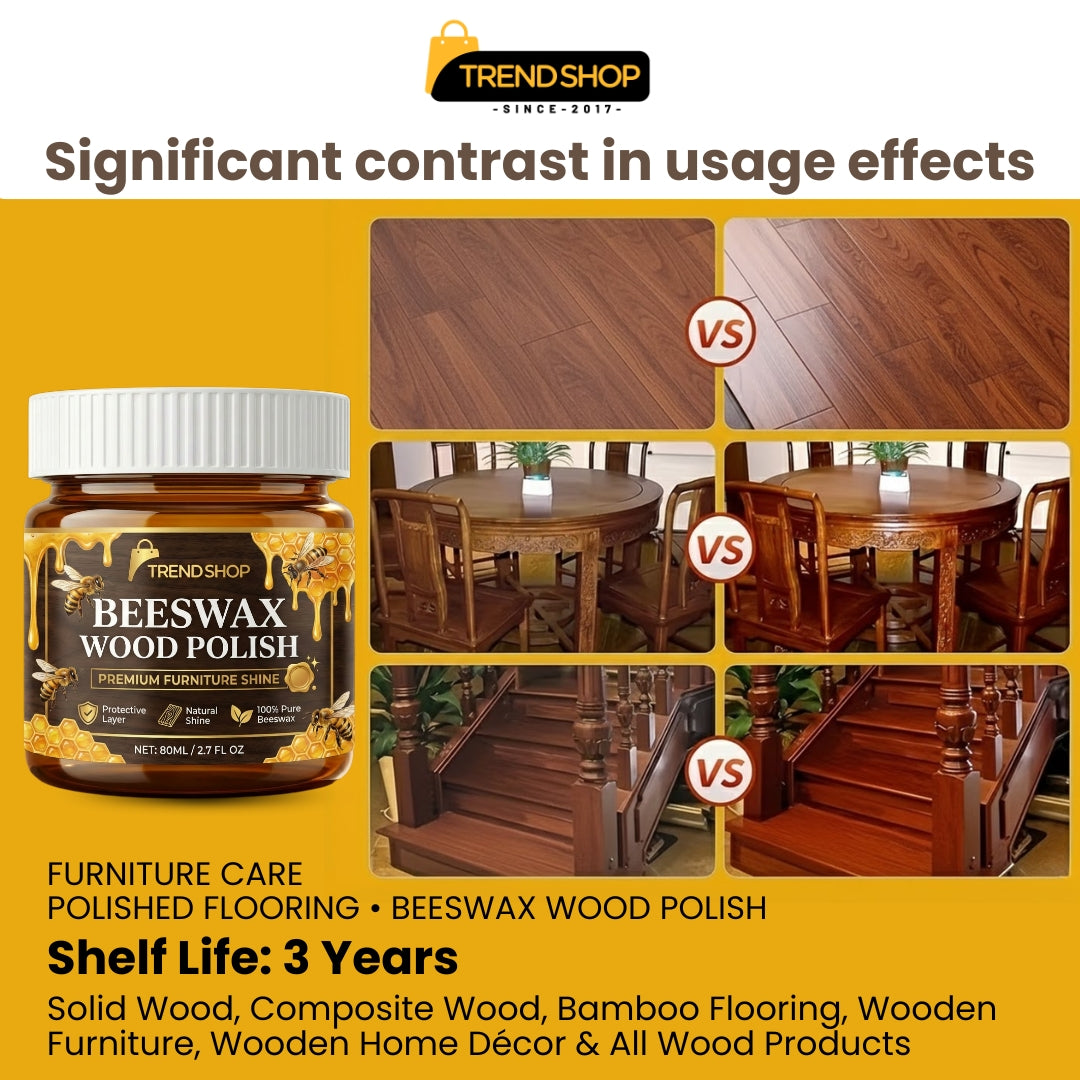 Beeswax Wood Polish - BUY 1 GET 1 FREE