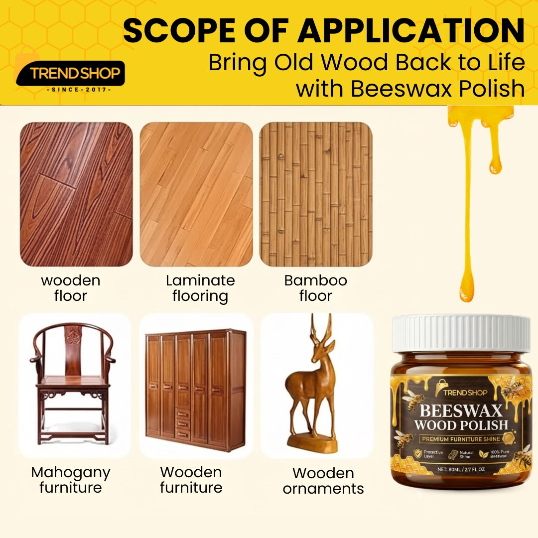 Beeswax Wood Polish - BUY 1 GET 1 FREE
