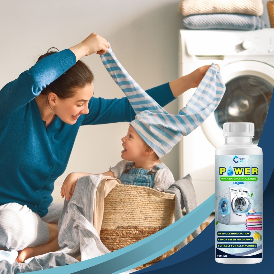 Washing Machine Cleaner Liquid - Deep clean, fresh clothes, happy machine