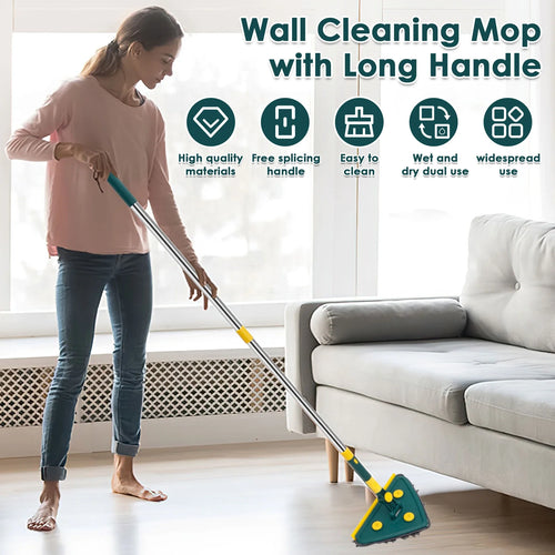 Twist & Clean Mop - 360 Rotatable Triangle Mop