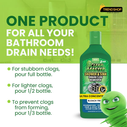 Clean Master – Shower & Sink Drain Clog Remover