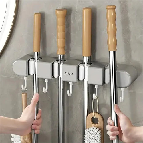 Multifunctional Mop holder with Hook