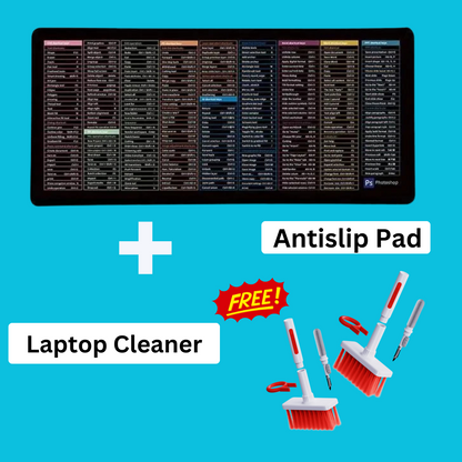 Premium Anti-slip Keyboard Pad with Free Cleaning Brush