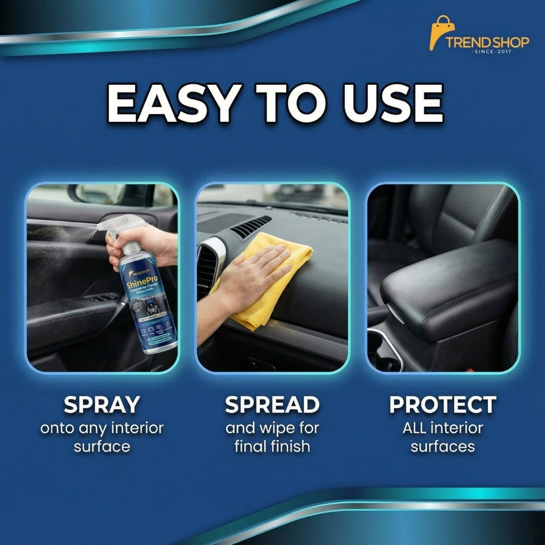 ShinePro – Total Interior Cleaner & Protectant
