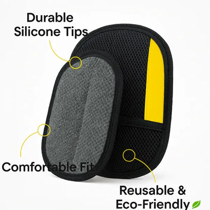 FurEase Pet Grooming Gloves – De-Shed & Massage