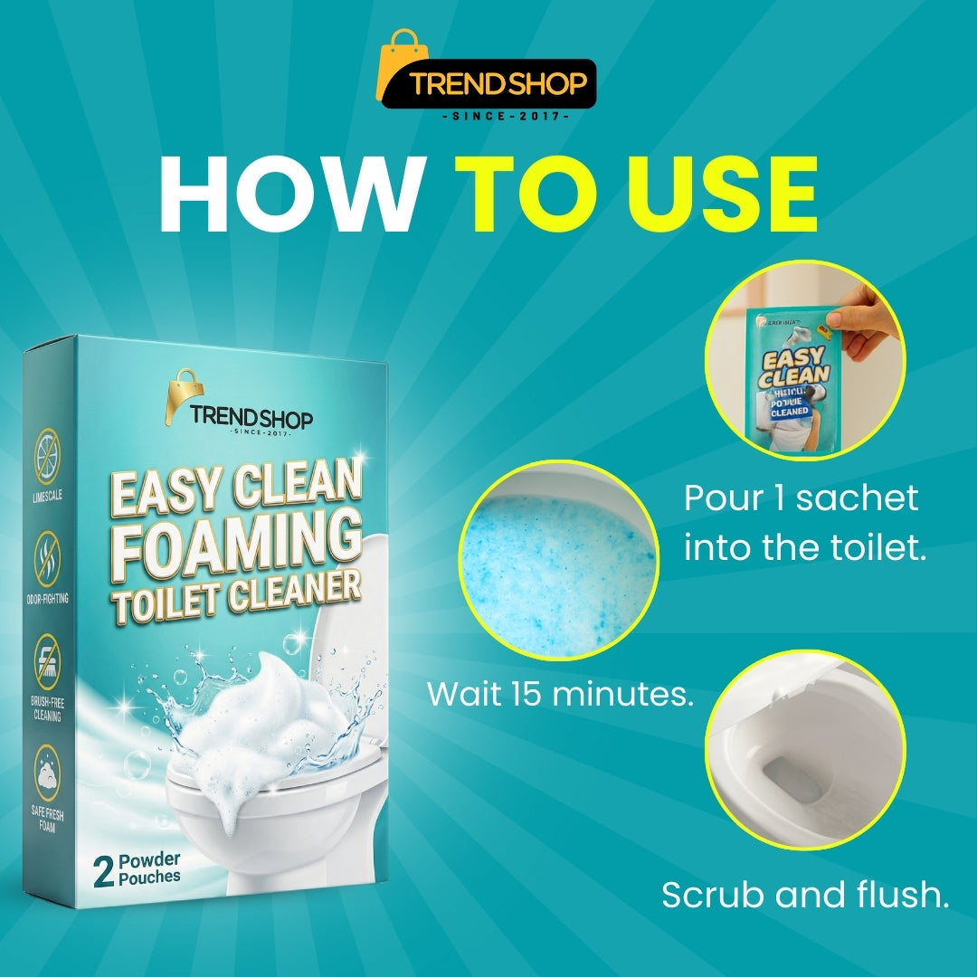 Easy Clean – Foaming Toilet Clean Powder