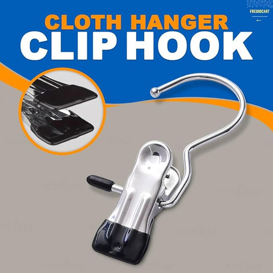 Stainless Steel Multipurpose Hanging HOOK CLIPS (50% Discount Offer)