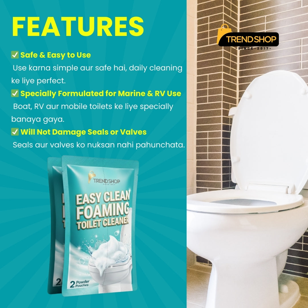 Easy Clean – Foaming Toilet Clean Powder