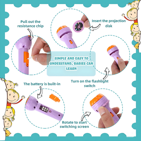 Kids Projector Torch Light (COD available + Free Shipping)