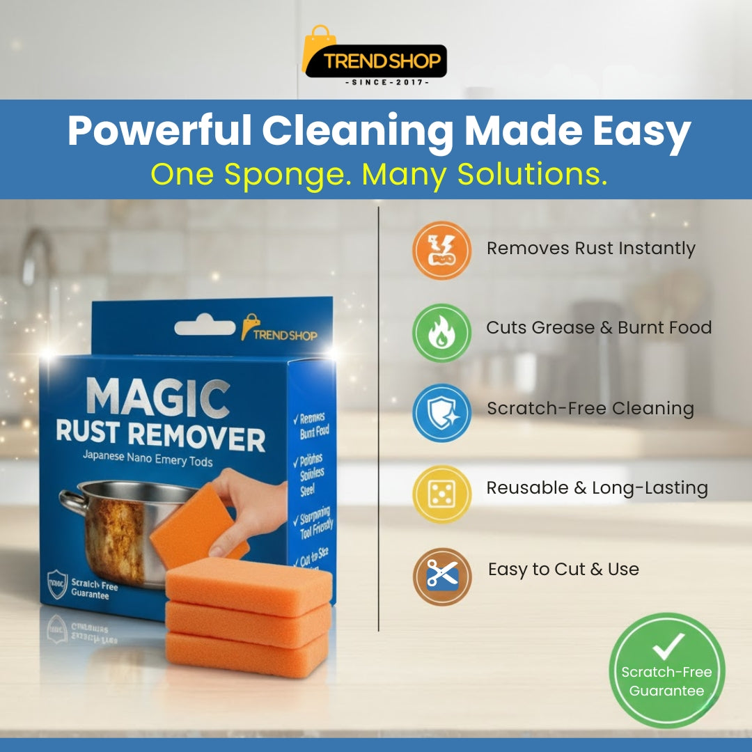 Magic Rust Remover Pads – Remove Rust & Burnt Stains in Seconds