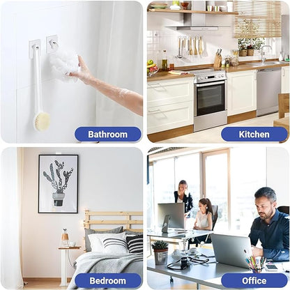 Multifunctional Drill- free Adjustable Adhesive Wall Nail Hook | Transparent Nail Hook | Perfect home Essential
