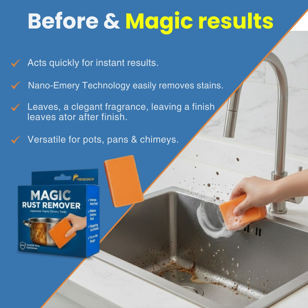 Magic Rust Remover Pads – Remove Rust & Burnt Stains in Seconds