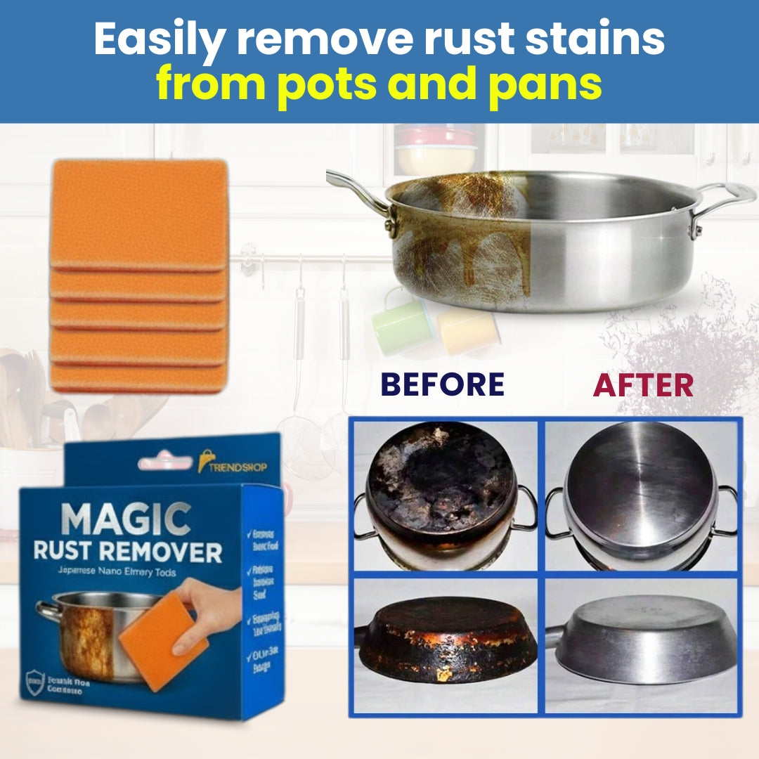 Magic Rust Remover Pads – Remove Rust & Burnt Stains in Seconds
